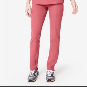 Figs Rose Quartz Yola Skinny Scrub Pants